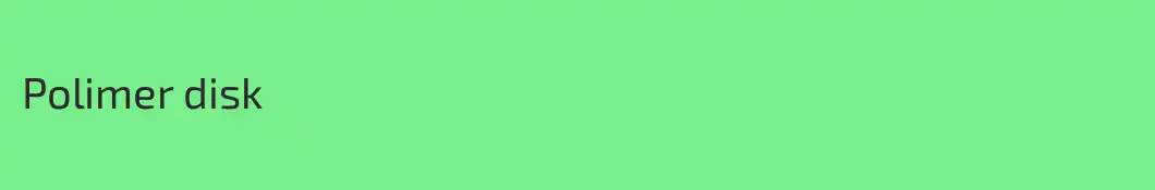 Polimer disk